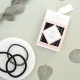 ヘアゴム(ブラック ) 細 14本入り / 太 9本入り-ヘアゴム-BACHCA JAPAN